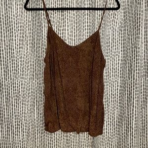 Giraffe Print Tank Top